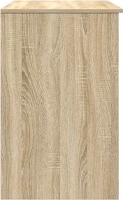 vidaXL Γραφείο Sonoma Δρυς 86x49x76 εκ. από Επεξεργασμένο Ξύλο