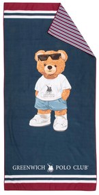 Παιδική Πετσέτα Θαλάσσης Microfiber (70x140) 2 Όψεων Greenwich Polo Club Junior 4042
