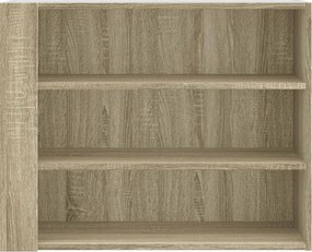 vidaXL Ντουλάπι Τοίχου Sonoma Δρυς 75x35x60 εκ. Επεξεργασμένο Ξύλο
