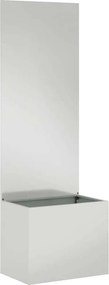 vidaXL Οθόνη Ιδιωτικότητας Κήπου Ασημί 50 x 32 x 150 εκ
