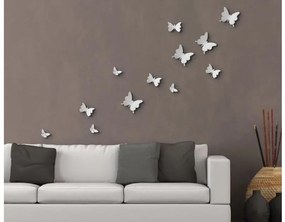 Αυτοκόλλητα Τοίχου Πεταλούδες White Butterflies 3D 24001 Ango Dalber-24001-Λευκό 24001