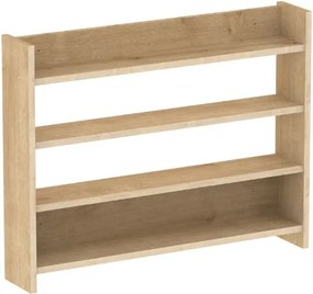 Ραφιέρα τοίχου Lane Megapap χρώμα sapphire oak 85x15x66εκ.