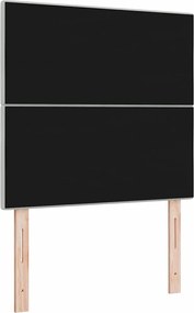 vidaXL LED κεφαλάρι με κεφαλάρι Ανοιχτό γκρι 100 cm Πολυεστέρας