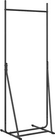 vidaXL Ράφι Ρούχων Μαύρο 62 x 48 x 158 εκ. Ατσάλι