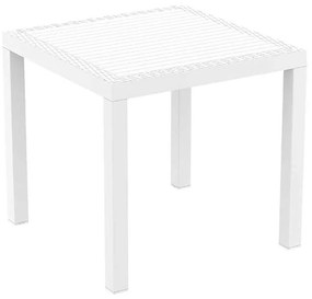 Τραπέζι ORLANDO Λευκό PP 80x80x75cm
