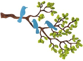 Διακοσμητικό Τοίχου Tree Με Βρύο 931NTR1112 79x1x60cm Multi Wallity Mdf