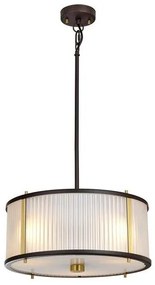 Κρεμαστό/Πλαφονιέρα Φωτιστικό Οροφής 3xE27 Corona Elstead Lighting-DL-CORONA-3P-BAB-Καφέ DL-CORONA-3P-BAB