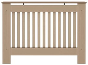 vidaXL Κάλυμμα Καλοριφέρ 112 x 19 x 81,5 εκ. από MDF