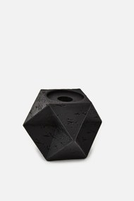 Stewehome Κερί από μέταλλο Μαύρο 10x10x8.5 cm