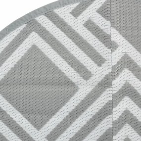 Χαλί εξωτερικού χώρου ARAKIL γκρι Ø120 cm PP - Γκρι