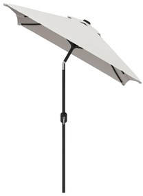 vidaXL Ομπρέλα Ορθογώνια Λευκό της Άμμου 200 x 300 εκ.