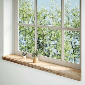 vidaXL Περβάζια παραθύρων 2 τεμ. 110x20x2 εκ. Ακατέργαστο Μασίφ Δρυός