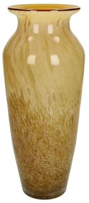 Βάζο ArteLibre Κίτρινο Γυαλί 11.5x11.5x31.5cm-05152252