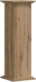 vidaXL Βάσεις Φυτών Αρτισιανή Δρυς 33x33x100 εκ. Επεξ. Ξύλο