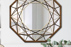 Σετ των 2 Intra απο ξύλο plywood 3mm-4mm πάχος – Στρογγυλός ΚΑΘΡΕΦΤΗΣ ΤΟΙΧΟΥ Πλαίσιο κοπής με λέιζερ Δίασταση  20x20 cm INTRAFABR-9409824