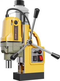 Magnetic Drill 1200W 2810 lbf Mag Drill Press 1.6 in Boring Diameter Yellow