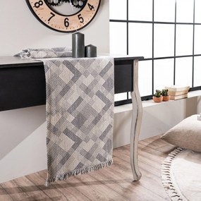 Τραβέρσα Bronx 07 Greige Teoran 45X180 Acrylic,Cotton,Polyester