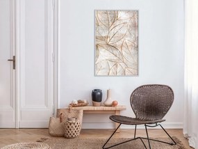 Αφίσα - Copper Leaves - 30x45 - Χρυσό - Χωρίς πασπαρτού