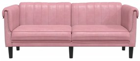 vidaXL Καναπές Διθέσιος Ροζ από Βελούδο