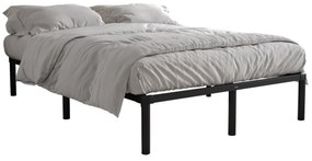 Κρεβάτι Hartford 427, Διπλό, Μαύρο, 140x200, Τάβλες για Κρεβάτι, 139x204x32cm, 28 kg | Epipla1.gr