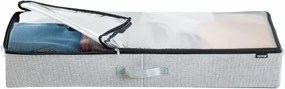 VEVOR Under Bed Storage 45L Stackable Shoe Organization Box with Clear Lid 2Pack