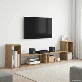 vidaXL Ντουλάπι TV 100 x 30 x 50 cm Artisan Δρυς Επεξεργασμένο Ξύλο