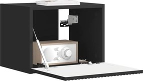 VidaXL Ντουλάπι Τηλεόρασης Τοίχου 39 x 31 x 29,5 εκ Μαύρο