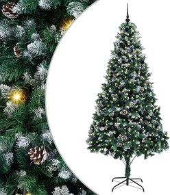vidaXL Τεχνητό Χριστουγεννιάτικο Δέντρο με 300 LED Πράσινο 240 cm