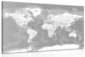 Εικόνα κομψό ασπρόμαυρο παγκόσμιο χάρτη