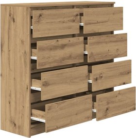 vidaXL Ντουλάπι Δρυς τεχνίτης 100x35x99 εκ. από Επεξεργασμένο Ξύλο