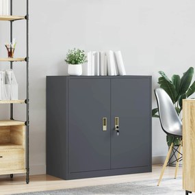 vidaXL Ντουλάπι αποθήκευσης Ανθρακί 90 x 40 x 90 cm Ατσάλι