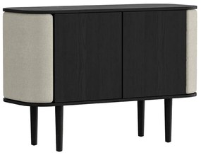 Μπουφές Treasures Horizons S 5106C709-02 109x43x75cm Black Oak-Sand Umage Steel,Wood
