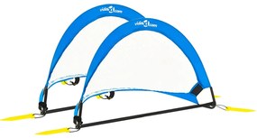 vidaXL Παιδικά Τέρματα Ποδοσφαίρου 2 τεμ. 75,5x46x48 εκ. &amp; Τσάντα