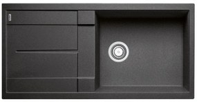 Blanco Metra XL 6 S Anthracite SILGRANIT™ PuraDur™ Γρανιτένιος Νεροχύτης Ένθετος Αντιστρεφόμενος με 1 Γούρνα και Ποδιά 100x50cm