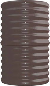 vidaXL Ζαρντινιέρα Καφέ 224x40x68 εκ. Γαλβανισμένος χάλυβας
