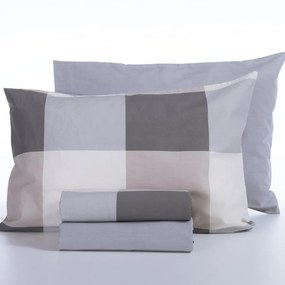 Σεντόνια Υπέρδιπλα (Σετ) Nef-Nef Homeware Casual Check Grey