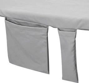 vidaXL Πετσέτες ξαπλώστρας 2 pcs Σκούρο γκρι 210 x 75 cm