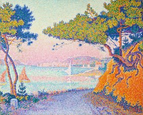 Εικονογράφηση Golfe Juan 1896, Paul Signac