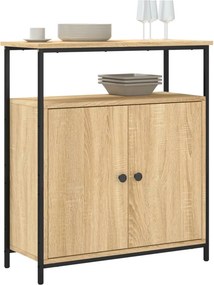vidaXL Μπουφές Sonoma Δρυς 70x30x80 εκ. από Τεχνητό Ξύλο