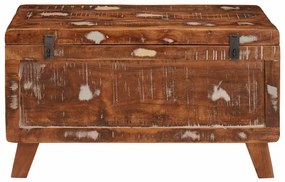 vidaXL Κουτί αποθήκευσης 70 x 35 x 40 εκ. Μασίφ ανακυκλωμένο ξύλο