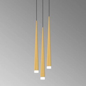 Φωτιστικό Οροφής Κρεμαστό 01220-07 G9  LED D30cm Gold Luma