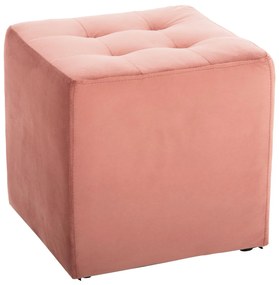 STOOL PUNK  DUSTY PINK VELVET 39Χ39Χ36Hcm.