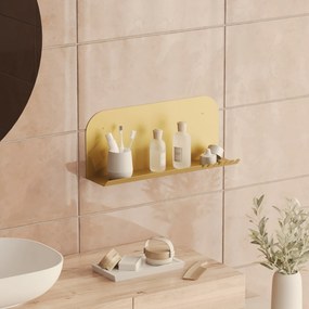 Wall Shelf Long Pouch - Gold Gold