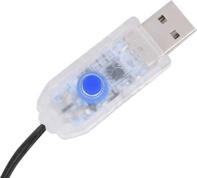 vidaXL Χριστουγεννιάτικα Λαμπάκια Χταπόδι 210 LED Πολύχρωμα 210 εκ.