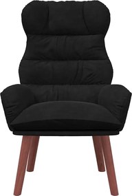 vidaXL Πολυθρόνα Μαύρο 69 x 74 x 93 εκ. Βελούδο