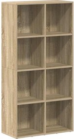 vidaXL Ραφιέρα/Βιβλιοθήκη Sonoma Δρυς 66x30x130 εκ. από Επεξ. Ξύλο