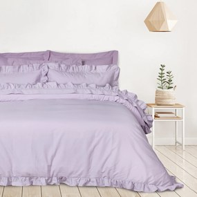 Σετ Παπλωματοθήκη Βαμβακερή Υπέρδιπλη 220x240εκ. Daily 3167 Lilac Das Home