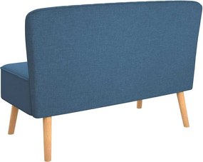 vidaXL Καναπές Μπλε 117 x 55,5 x 77 εκ. Υφασμάτινος