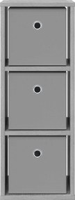 vidaXL Πλαϊνό γραφείο Γκρι Sonoma 25,5 x 22 x 69,5 εκ