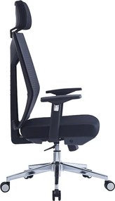 Καρέκλα γραφείου διευθυντή Commend pakoworld ύφασμα mesh μαύρο